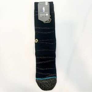 Stance Black and Gray Athletic Socks